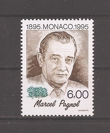Monaco 1995 - 100 de ani de la nașterea lui Marcel Pagnol, MNH