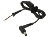 Cablu DC 7,4/5,0 cu Mufă &icirc;n Unghi Negru 1,2m