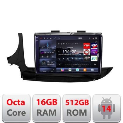 Navigatie Opel Mokka 2016- Edotec Kit-MOKKA2 8 core QLED 2K 16+512 360 Android Waze USB Navigatie Internet Youtube Radio v1 CarStore Technology