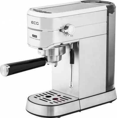 RESIGILAT - Espressor manual ECG ESP 20501, 1450 W,1.25 L, 20 bar, capsule Nespresso, PAD-uri, dispozitiv spumare, otel inoxidabil foto