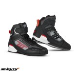 Cumpara ieftin Ghete (cizme) pentru scuter - motocicleta Racing Unisex Seventy model SD-BR2 Veloce culoare: negru/rosu Negru/rosu 42