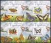 Burundi 2011 - Fluturi, 8 colite, Set complet, 4 poze, MNH, Nestampilat