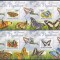 Burundi 2011 - Fluturi, 8 colite, Set complet, 4 poze, MNH