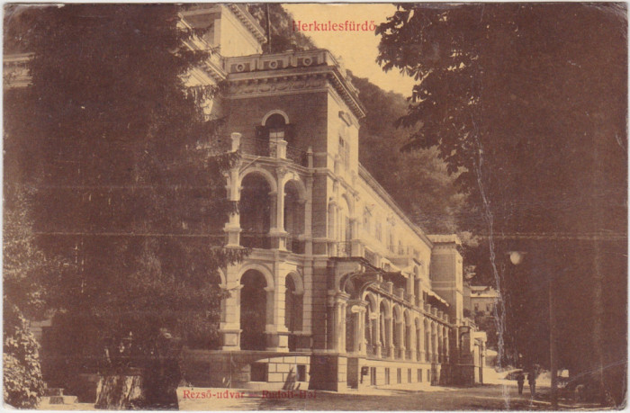 CP Baile Herculane Rezso udvar Rudolfs-Hof ND(1908)