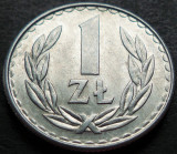 Cumpara ieftin Moneda 1 ZLOT - POLONIA, anul 1986 *cod 2805 A, Europa, Aluminiu