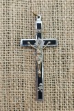 VECHI CRUCIFIX PANDANTIV DIN METAL, ITALIA