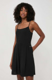 Armani Exchange rochie culoarea negru, mini, evazati, 3DYA31 YN1QZ