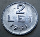 1.145 ROMANIA RPR 2 LEI 1951 XF/AUNC