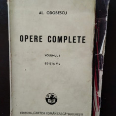 Al. Odobescu - Opere Complete Vol I