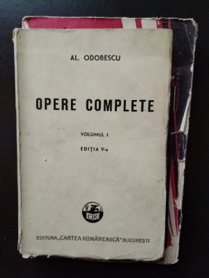 Al. Odobescu - Opere Complete Vol I foto