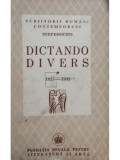 Perpessicius - Dictando divers, vol. 1 (editia 1940)