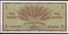 !!! FINLANDA - 1 MARKKA 1963 - P 98 a 8 - UNC / CEA DIN SCAN