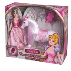 Princess, Papusa Cenusareasa de 30 cm si calutul ei, GG02951E foto