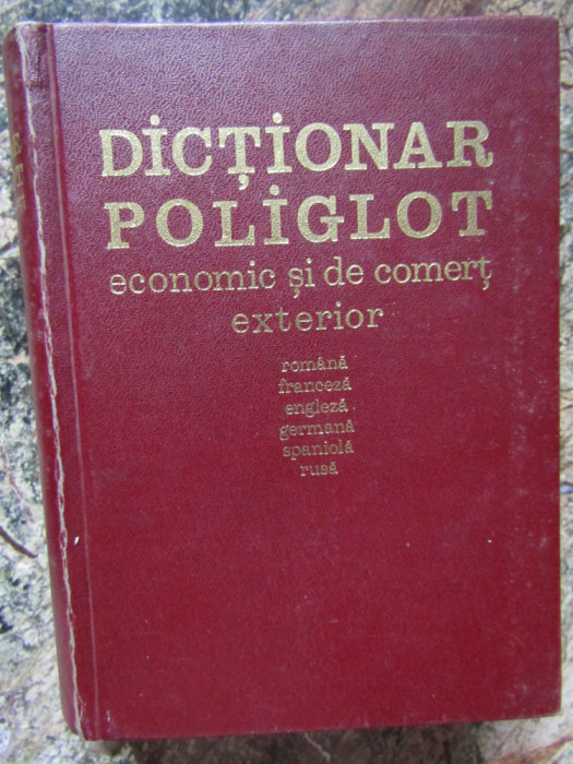 Dictionar poliglot economic si de comert exterior