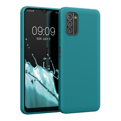 Husa Kwmobile pentru Nokia G21/G11, Silicon, Verde, 57530.57 foto