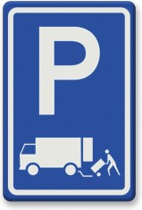 Semn pentru parcare &amp;icirc;ncărcare și descărcare foto