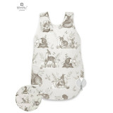 Sac de dormit pentru bebelusi MimiNu de iarna cu fermoar lateral 0-6 luni Calm Forest Be