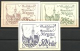 !!! AUSTRIA - LOT COMPLET NOTGELD REGAU 1920 - UNC / CELE DIN IMAGINE