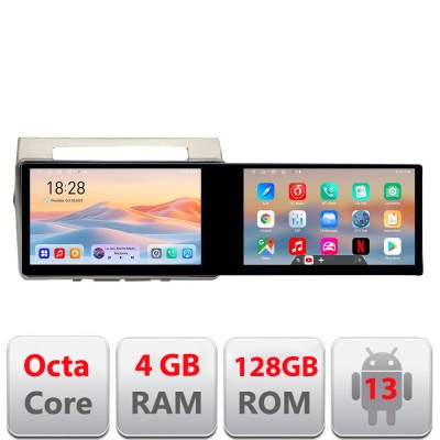 Navigatie Toyota Verso 2004-2009 Edotec 2 ecrane 8 core 4+128 21.6 inch Incell android Wifi 5Ghz gps internet CarStore Technology foto