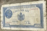 BNKRO001 Romania bancnota 5000 lei 1944