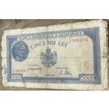 BNKRO001 Romania bancnota 5000 lei 1944