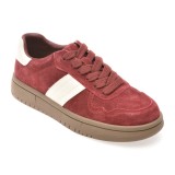 Pantofi sport FLAVIA PASSINI rosii, 1066, din nabuc