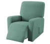 Husa Fotoliu Elastica EBETA Jacquard Verde Deschis - RESIGILAT, 76-96cm, Poliester/Elastan, Protectie Acarieni/Pete/Par