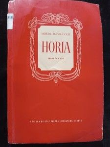 Horia Drama in patru acte Mihail Davidoglu foto