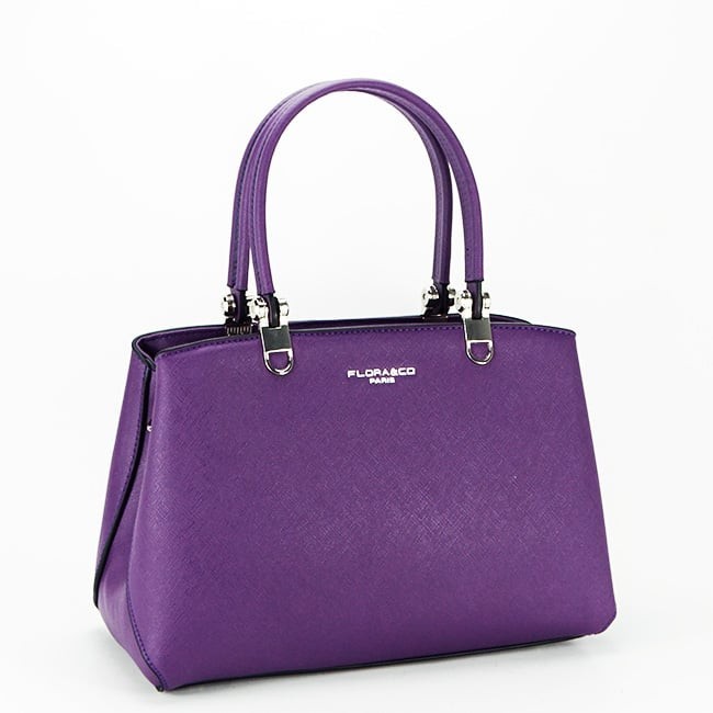 Geanta office casual FloraCo Paris F6538 15 Violet