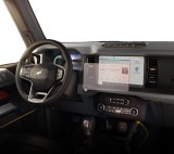 Folie protectie display navigatie Duragon, din silicon, pentru Ford Bronco Badlands 2024+, mata, anti-amprenta, kit instalare