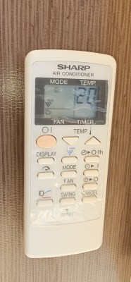 Telecomanda SHARP CRMC-A780JBEZ pentru aer conditionat SHARP , ORIGINALA . FUNCTIONEAZA . foto