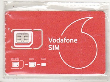 bnk card Cartela telefonica de colectie - SIM Vodafone - RRO-VOD-GSM-0037C foto