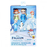 Set 2 papusi si accesorii Frozen, Sister Snow Magic, Anna si Elsa, Disney Frozen
