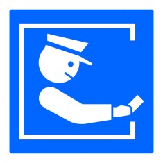Eticheta care indică plata de la un operator de taxare foto