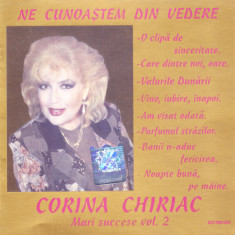 CD Pop: Corina Chiriac – Ne cunoaștem din vedere ( Mari succese - Electrecord )