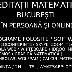 Ofer meditații la matematică pentru școală generală, liceu și facultate