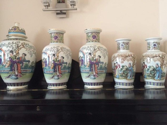 Vase asiatice ceramica glazurata