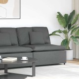 VidaXL Modul central canapea modulară cu perne gri &icirc;nchis 100 cm