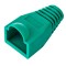 Set 10 bucati manson de protectie pentru mufe internet, RJ 45, verde