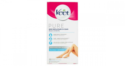 Veet Pure Hideggyanta szalagok &amp;eacute;rz&amp;eacute;keny bőrre 20db foto