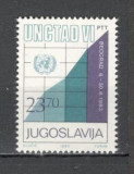 Iugoslavia.1983 Reuniune UNCTAD SI.570, Nestampilat