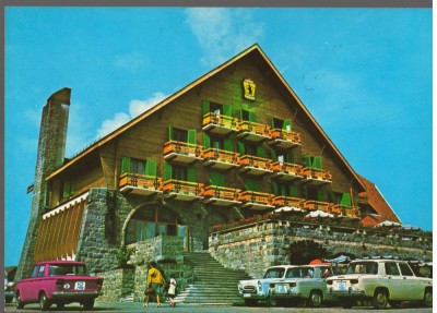 CPI B12857 CARTE POSTALA - SOVATA. HANUL &amp;quot;URSUL NEGRU&amp;quot;, AUTOTURISM &amp;quot;DACIA&amp;quot; foto