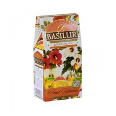 Basilur Blood Orange Ceai de fructe Refill, 100g