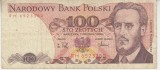 M1 - Bancnota foarte veche - Polonia - 100 zloti - 1988