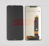 Display LCD Touchscreen Nokia 5.1 Plus Negru - Ecran Inlocuire
