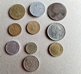 Lot 10 monede staine și romanesti circulate conform foto L1, Europa