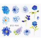 Cumpara ieftin Tatuaj Unghii LUXORISE Flower Sky, STZ-966, LUXORISE Nail Art