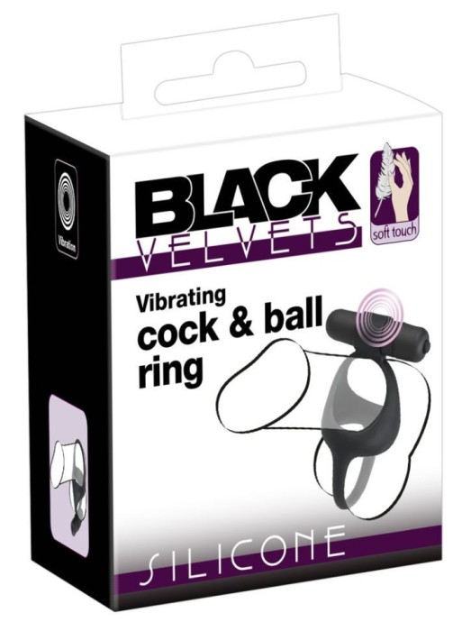 Inel pentru penis cu vibratii Vibrating cock &amp; ball ring