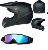 Casca Moto Atv Cross Enduro Downhill + Ochelari ,marimi disponibile M-L-XL