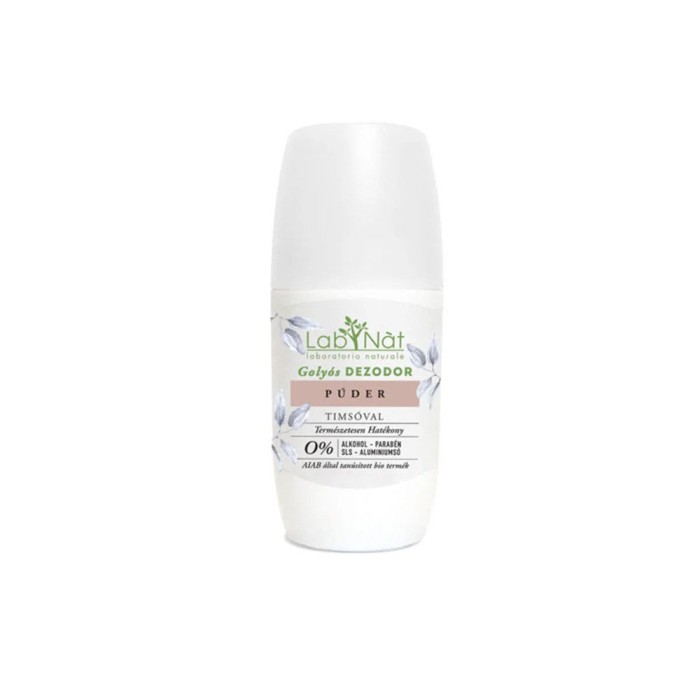 Deodorant roll-on organic Labnat pudra 75 ml